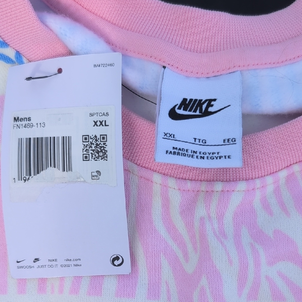 NWT Nike Pink and Blue Sweater - Picture 4 of 7